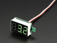 [A705] 전압측정기 Mini 3-wire Volt Meter (0 - 99.9VDC) / 0.36인치 3선식 그린 LED 디스플레이 전압 미터