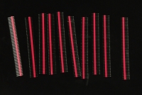 [FIT0084-R] 10 Pcs 40 Pin Headers - Straight (Red)